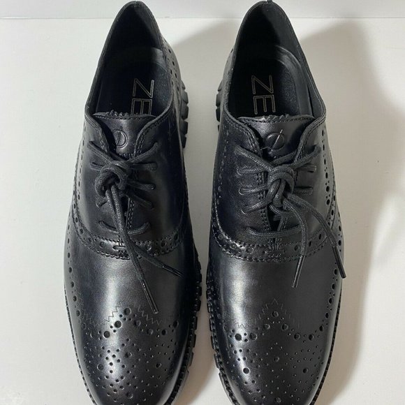Cole Haan ZeroGrand Wingtip Men's Oxford Black - Picture 11 of 15